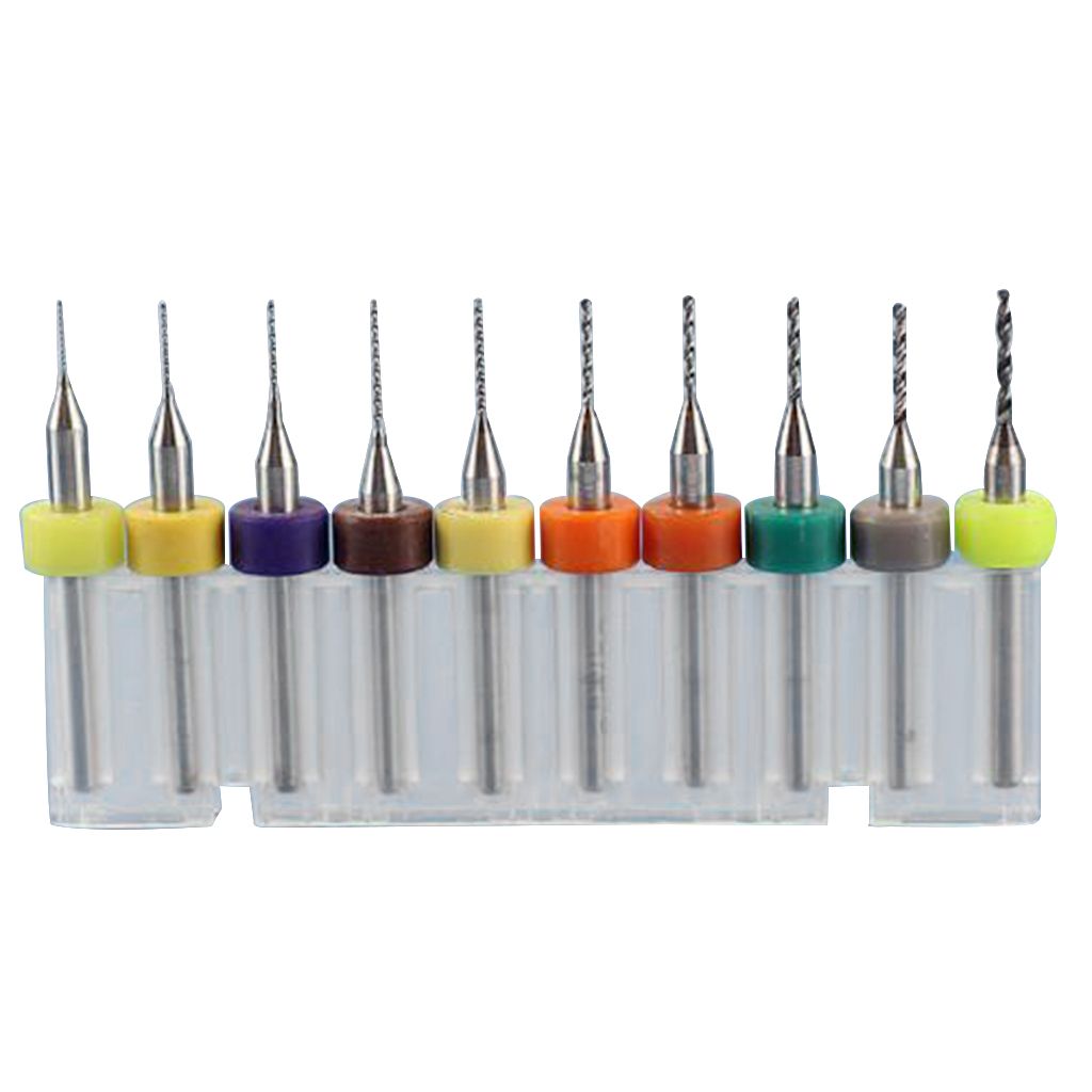 PCB Drill Bits Carbide Micro Mini Drill, 10pcs  PCB 2.1-3.0mm