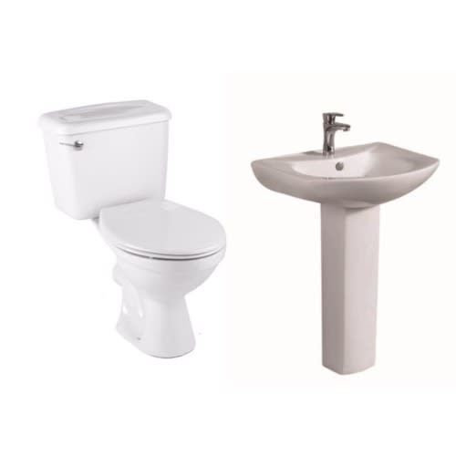 Toilet Hand Flushing Seat - Tank - Basin And Pedestal