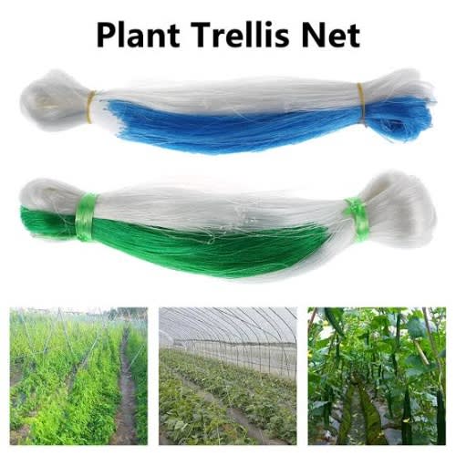 100 Meter Plant Climbing Support Net Trellis Netting Cucumber Yam Pea Bean Etc - 3 Pieces