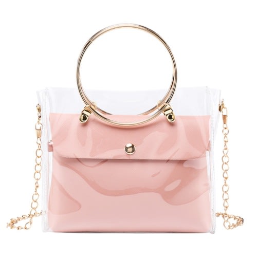Transparent Jelly Bag - Pink