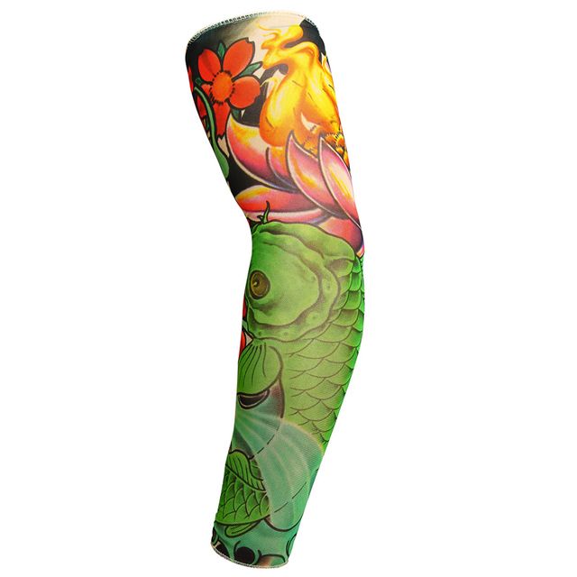 1pc Nylon Tatoo Arm Stockings Arm Warmer Cover Elastic Fake