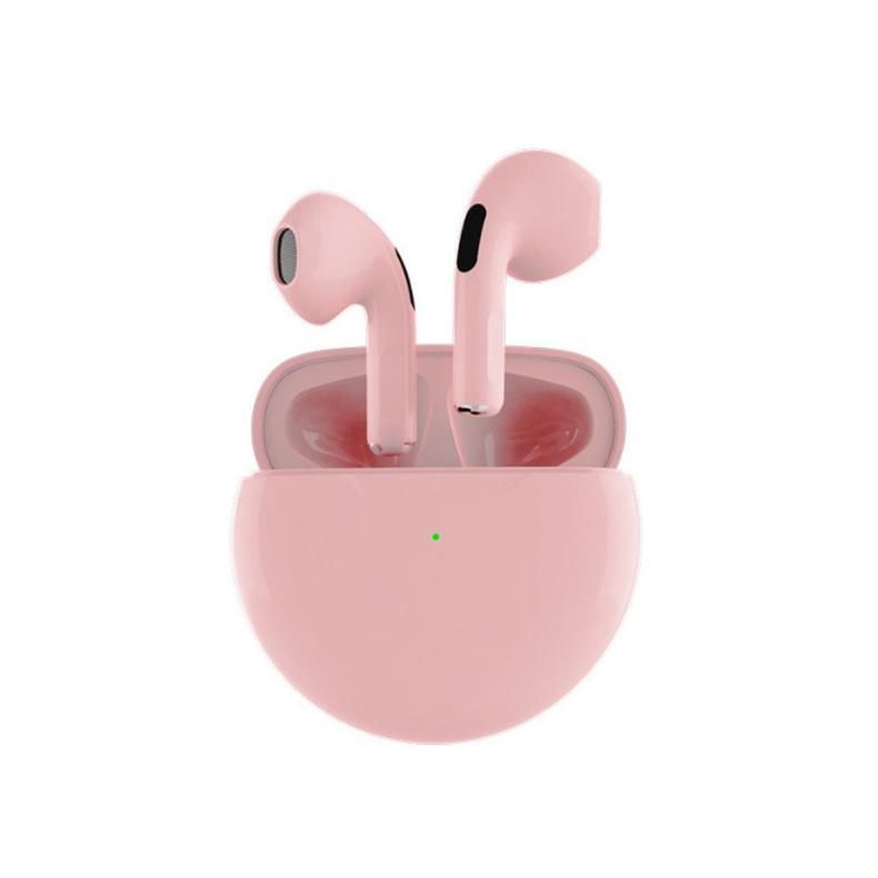 Pro 6 pink bluetooth headset hifi headset earbuds