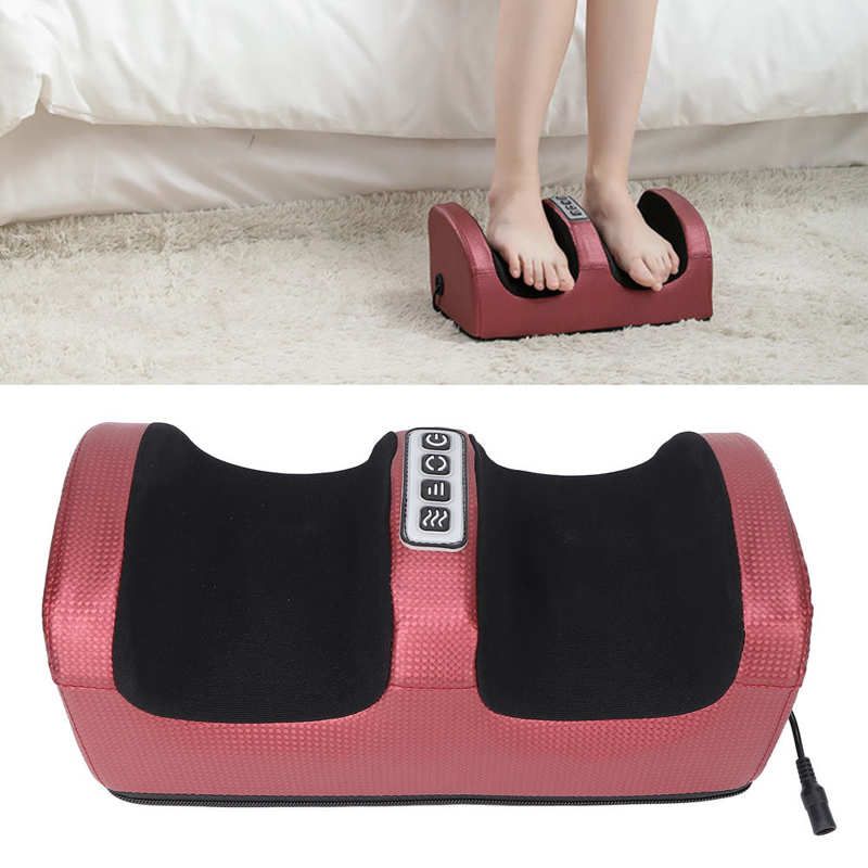 Electric Legs Massage Machine Foot Massager  Compress Physical Therapy Instrument Feet Roller Heating Kneading Massage Device