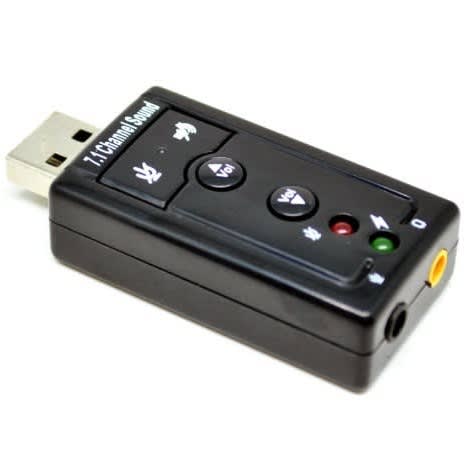External USB Audio Sound Card Adapter - 2.0
