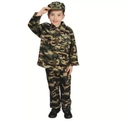 Military Camouflage Costume For Kids