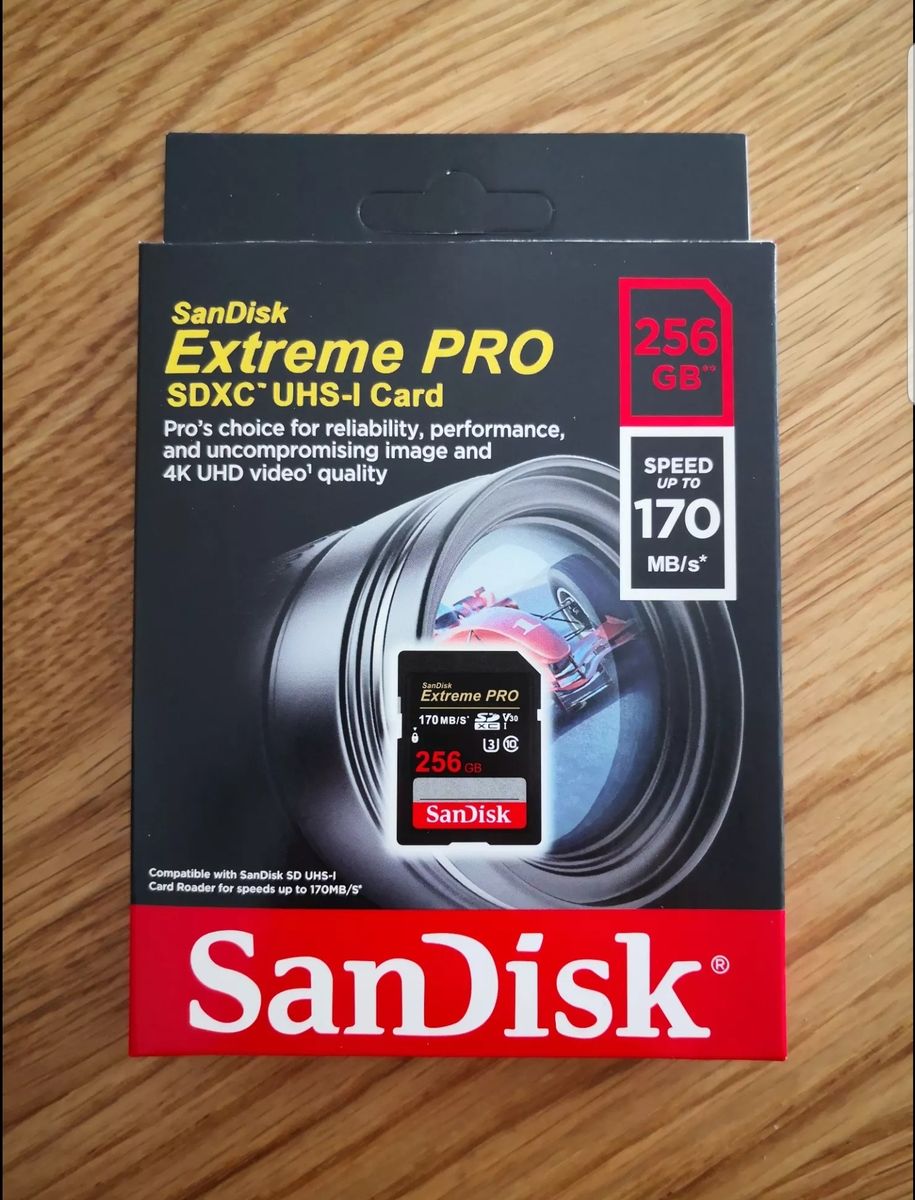 SD MEMORY CARD 256GB 4K WITH 170 SPEED