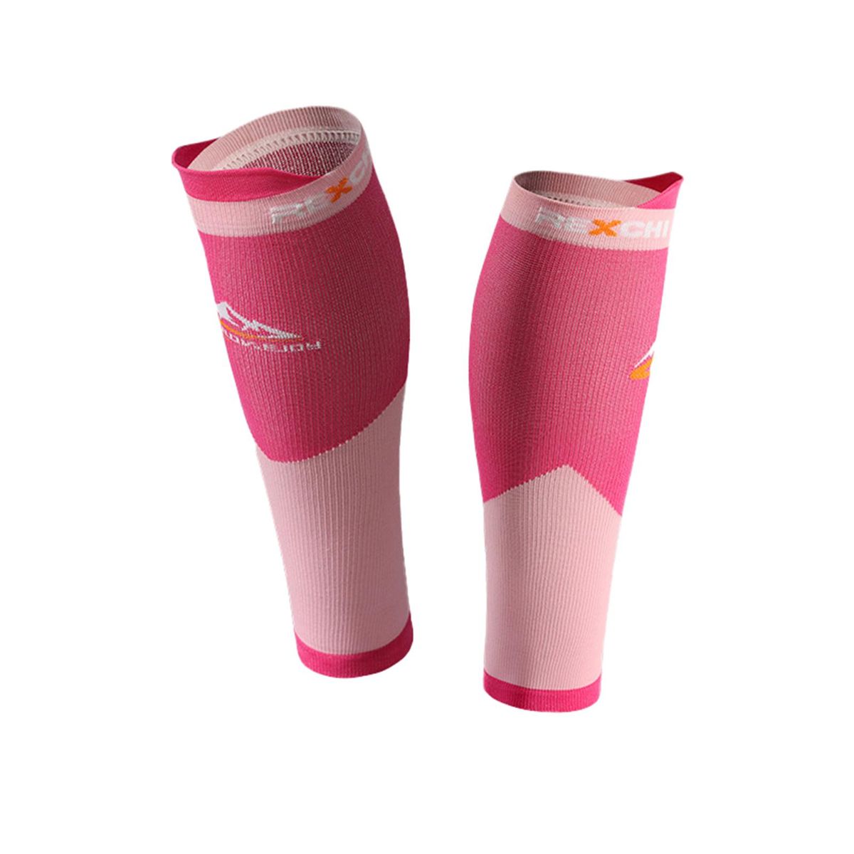 1 Pair Leg Sleeves Cycling Shock Absorption Leg Sleeves Rose Red