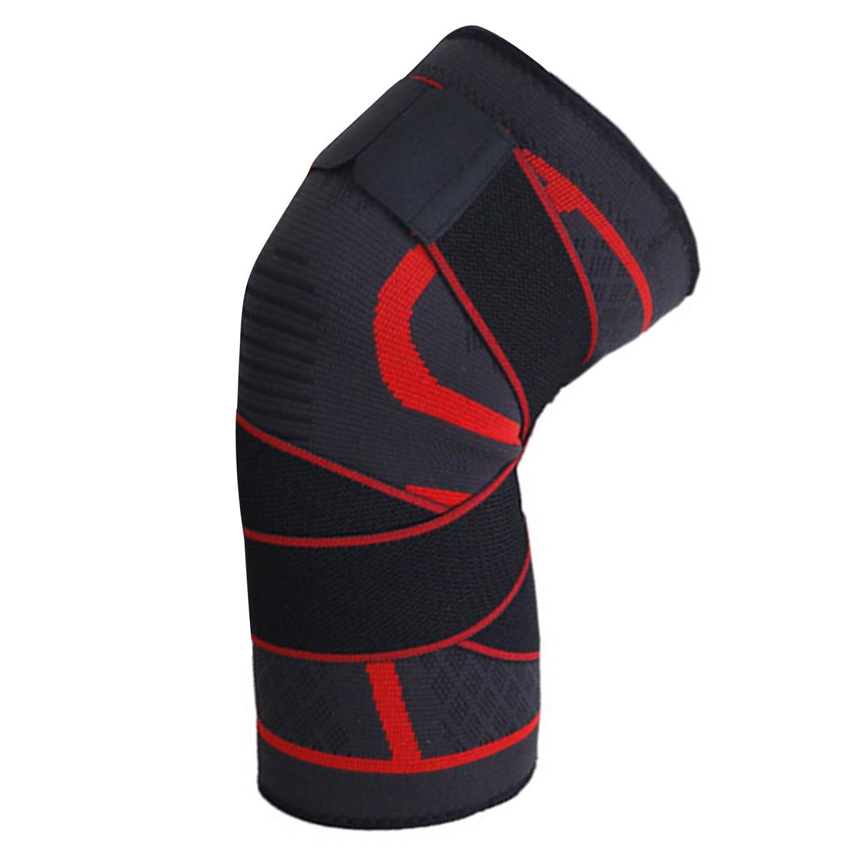 1 Set Sports Knee Compression Support Knee with Strap Red