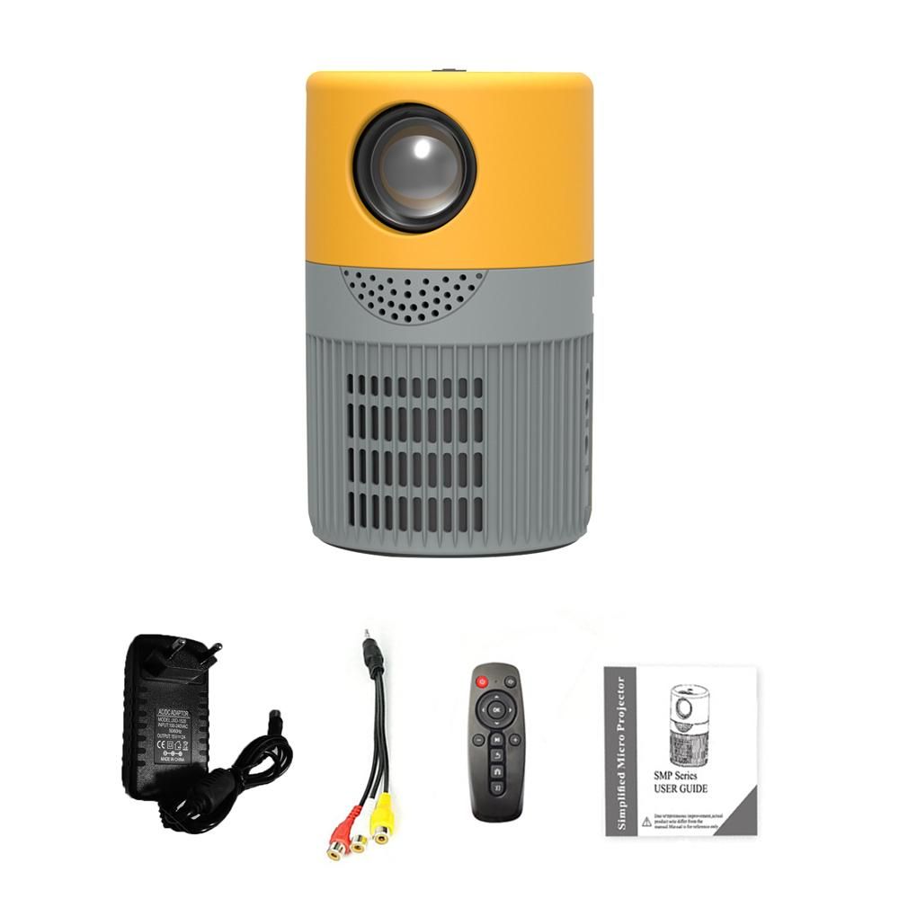 YT400 LED Video Projector Home Theater Movie Player Mini Projector Portable Clear Projector