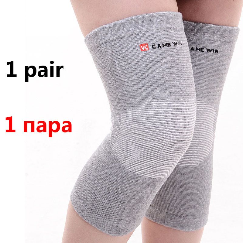 Breathable Winter CAMEWIN Pair Warm Knee Kneepad Pads Autumn Prevent Brand Protector Elasticity Arthritis Knee Support High 1