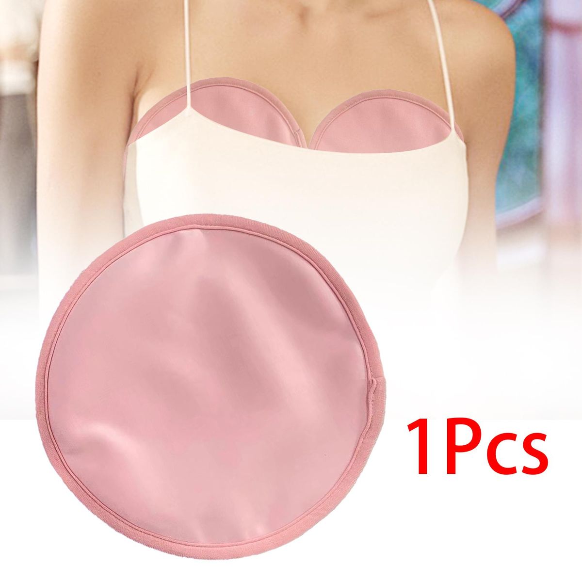 Castor Oil Breast Pads Castor  Compress For Women Pink