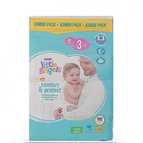 Little Angels Comfort & Protect Diapers Size 3 (Count-98)