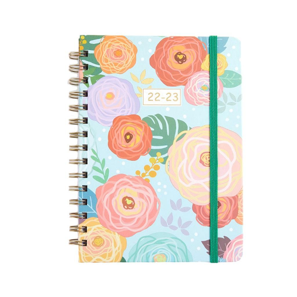 2022-2023 Planner  For /Goal Organizer Colorful Roses