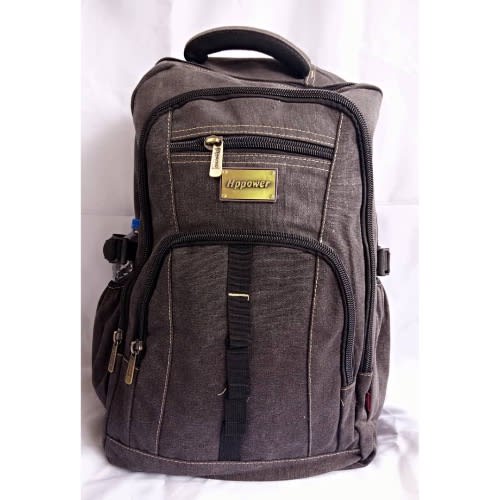 Khaki Durable Multiple Purpose Backpack - Grey