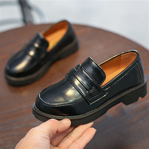 British Style All-match Loafers-Black