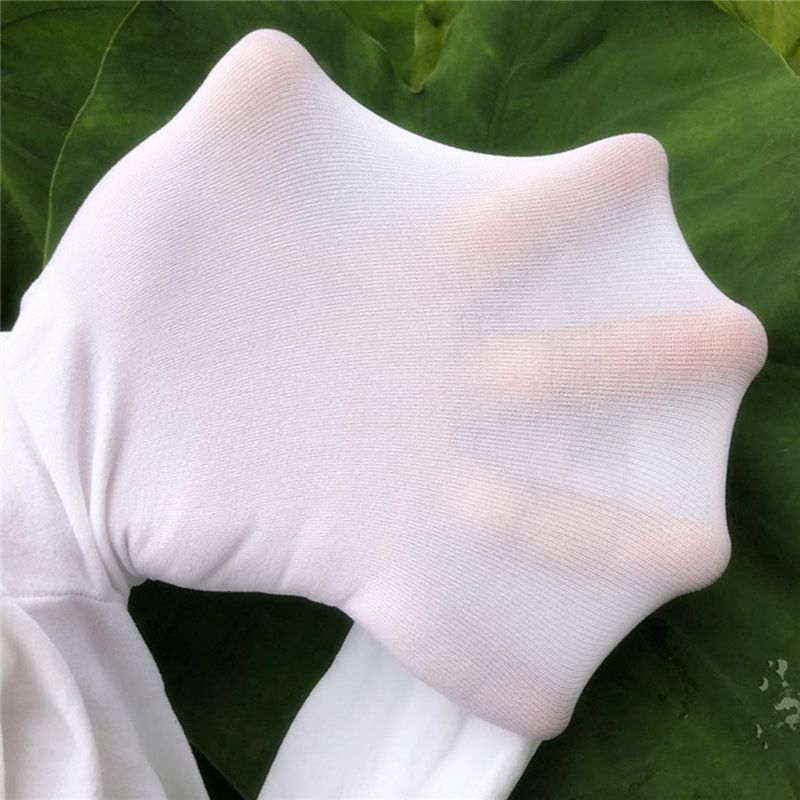 White Kids Girls Velvet Ballet Tights Dance Socks Dance Leggings M