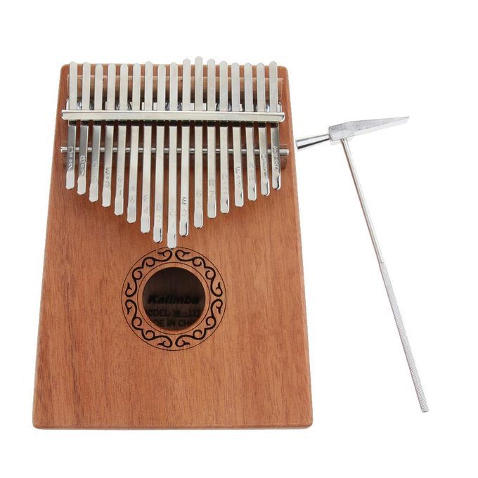 17 Keys Kalimba Thumb Piano   Body With Carry Bag Tuner Hammer