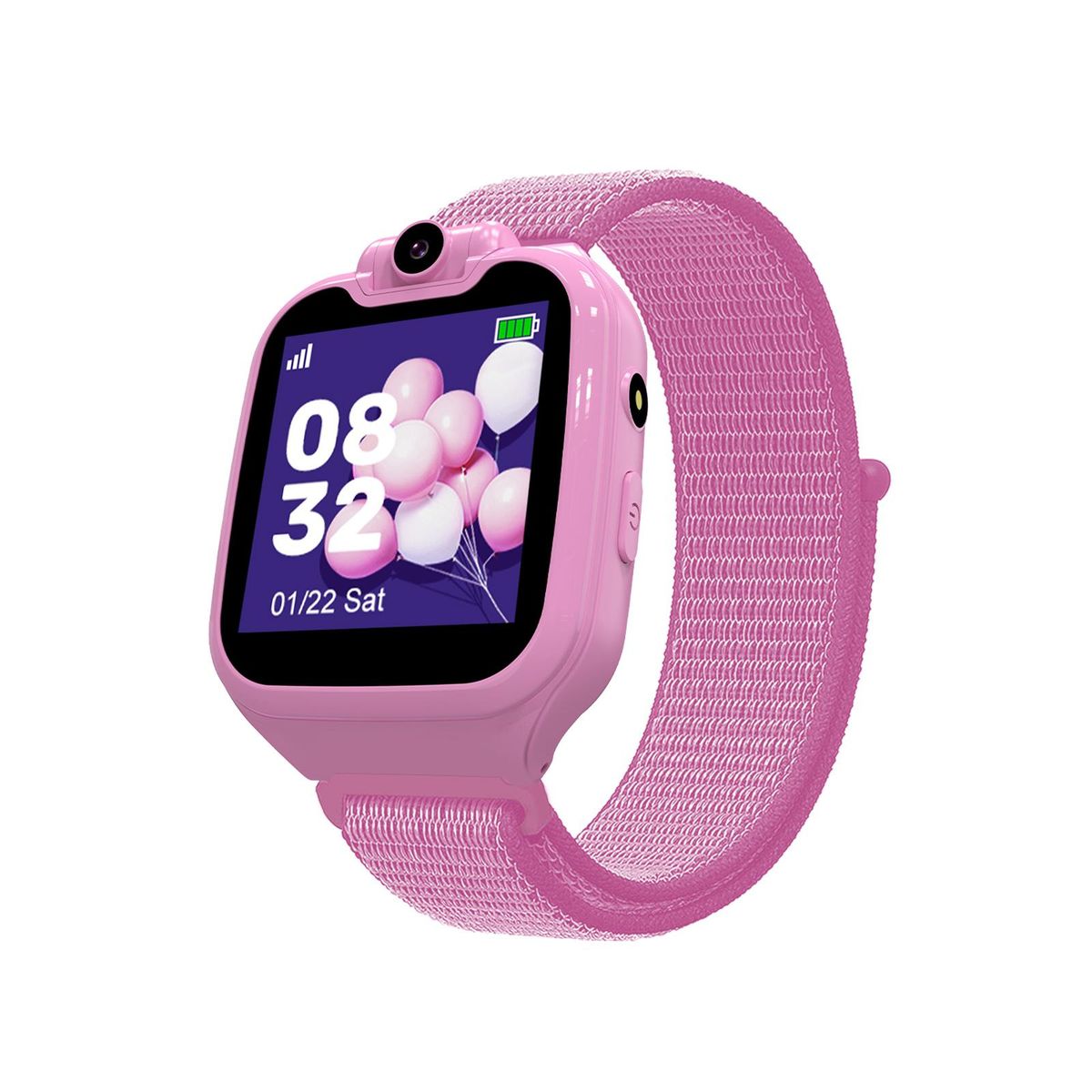 G9 2G Kids Smart Phone Watch Children Smartwatch Alarm Clock 16 Puzzle Games Camera Music Video Player Torch Calculator with Nylon Strap Girls Boys Toys Gifts