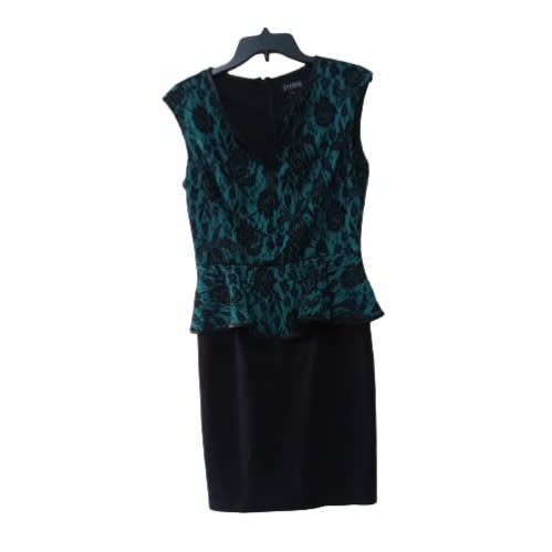 Dress For Young Women- Green/ Black