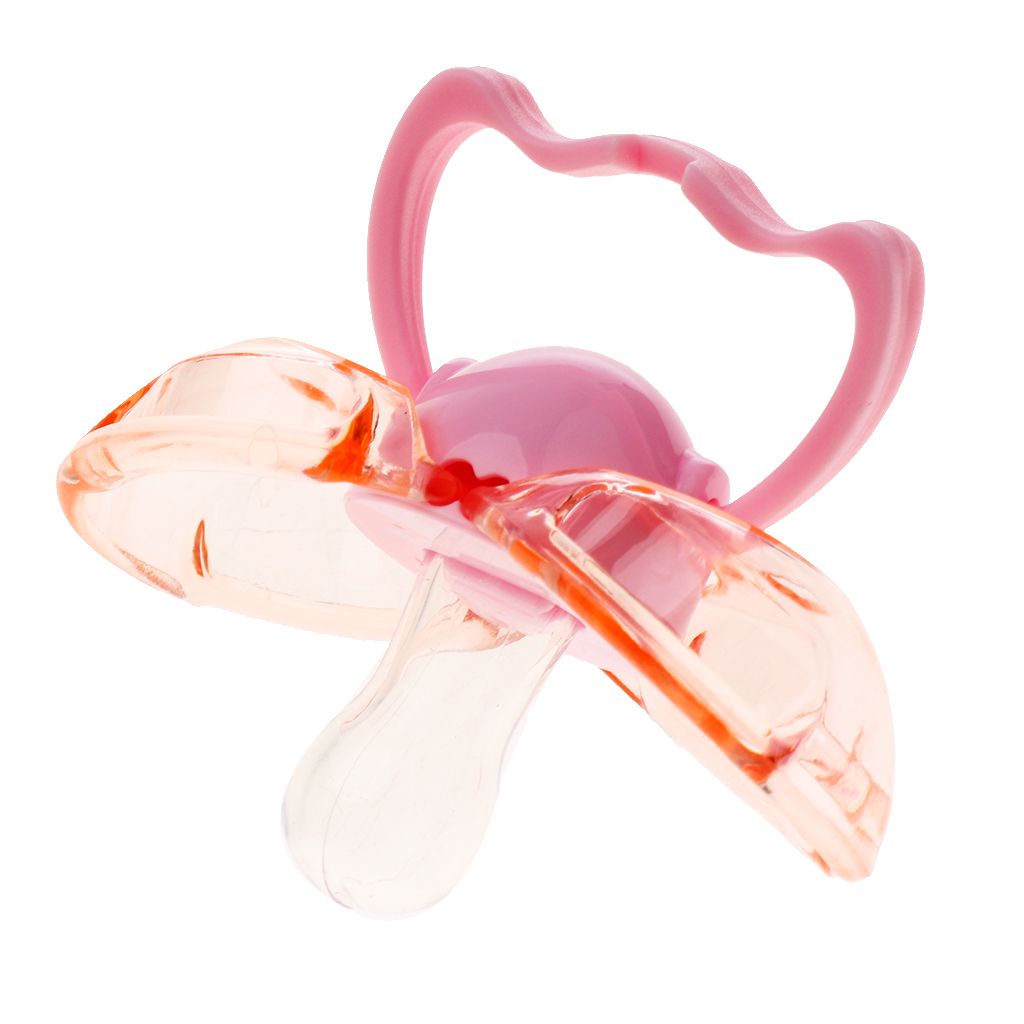 Flat Thumb  Silicone Pink Round Head