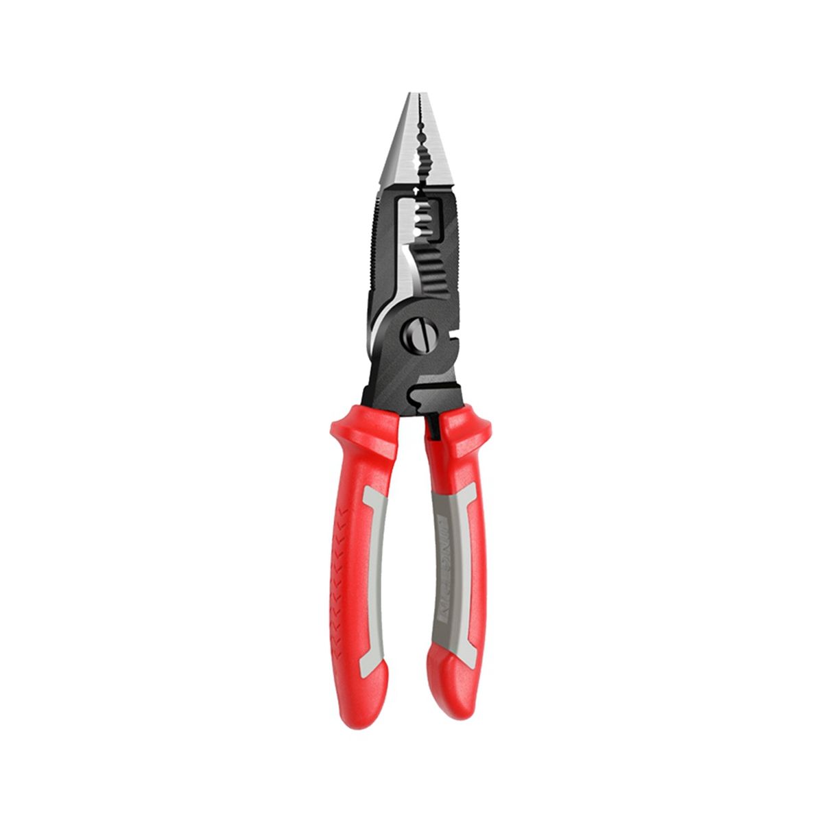 1Pc 6 in 1 Multifunctional Electrician Pliers Long Nose Pliers Wire Cable Cutter Stripper Terminal Crimping Hand Tools