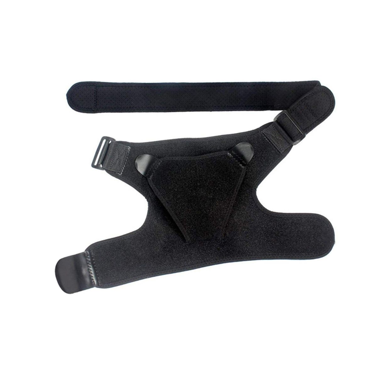 Shoulder Brace for Sleeping Shoulder Support Brace Adjustable Sleeve Black
