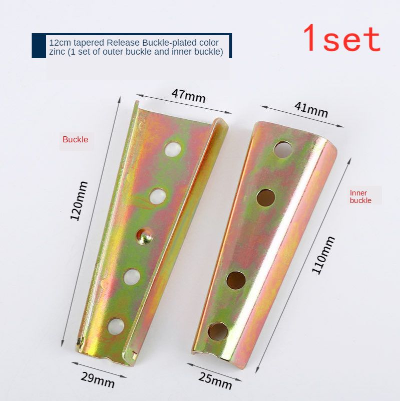 2set Furniture Bed Buckle Insert Connector Hinge Home