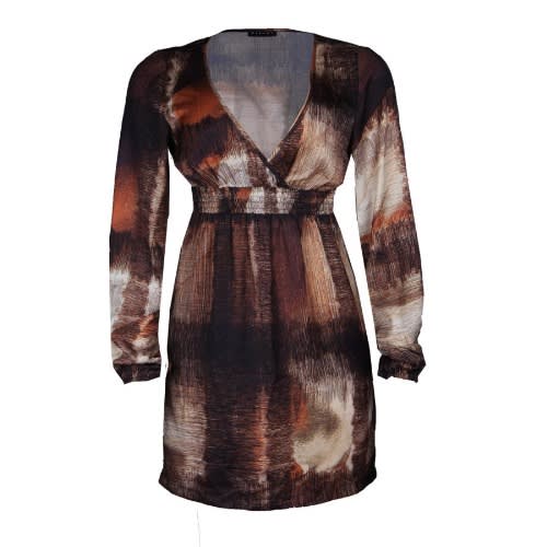 Ladies Gown  Top- Brown
