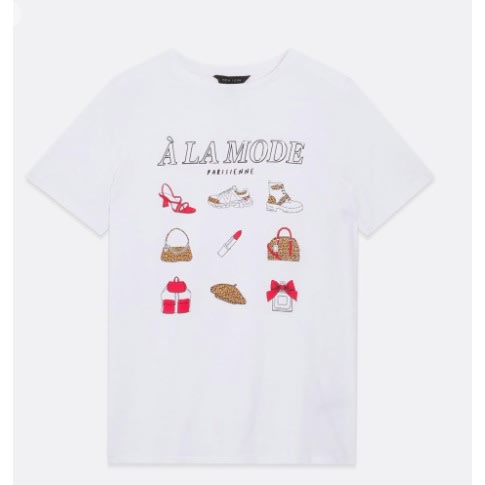 A La Mode Tee - White