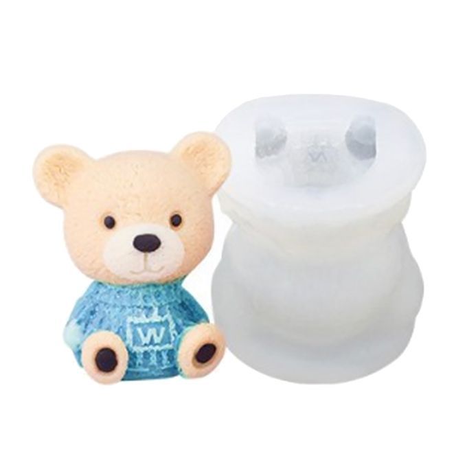 Bear Dog Shape Silicone Ice Cube Tray Maker Cake Chocolate-