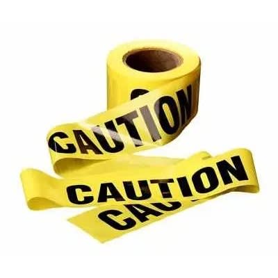 Caution Tape - 500 Meters - Yellow