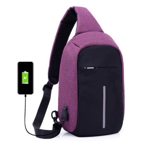 Bobby1  Sling Bag, Anti Theft Travel & Laptop Backpack- Pink