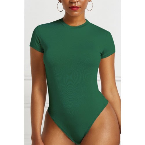Short Sleeve Bodysuit - Green