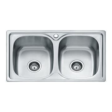 Stainless Steel Kitchen Sink - Double-bowl - BL813