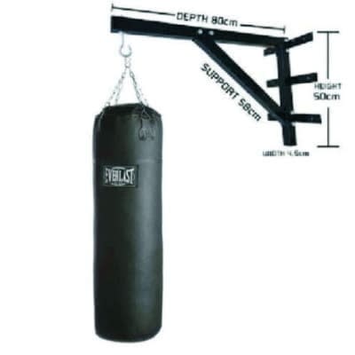 Everlast Punching Bag Boxing Bag + Wall Bracket