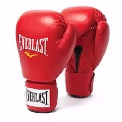 Leather Boxing Gloves - Red