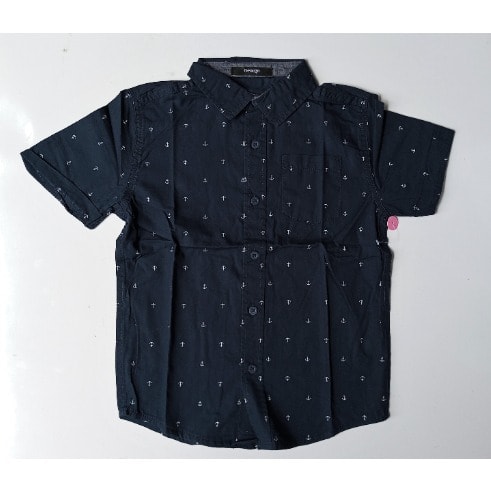Boys Anchor Print Shirt