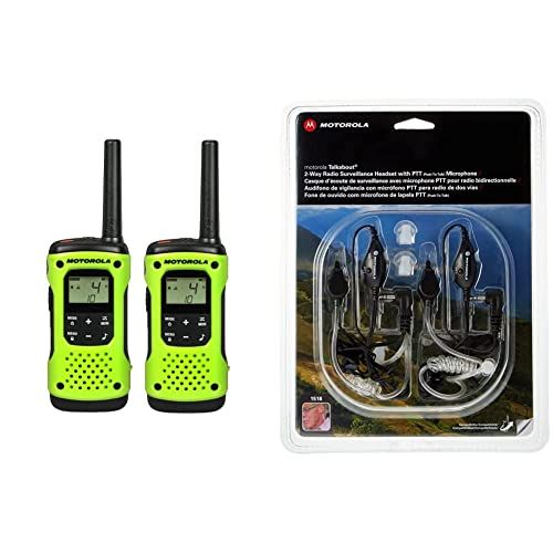 Motorola Solutions T600 Talkabout Radio 2 Pack Bundle With M