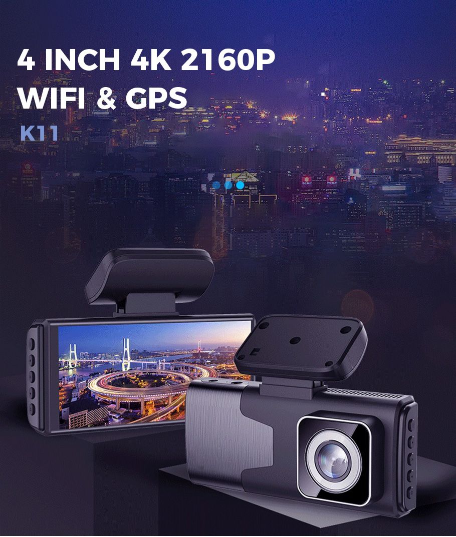 Dash Cam 4K Video Recorder Smart