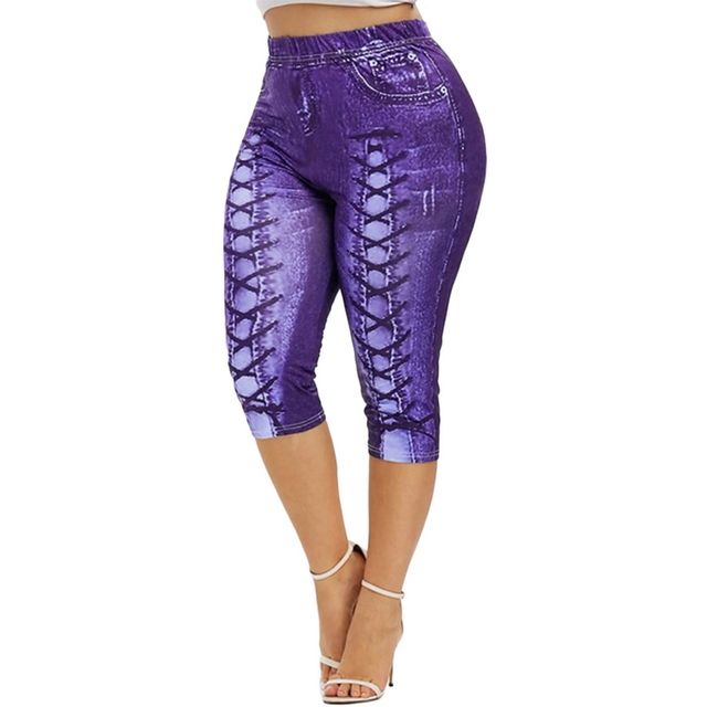 -Plus -Size -Women -Yoga -Short -Faux Style 1--Color 3_S