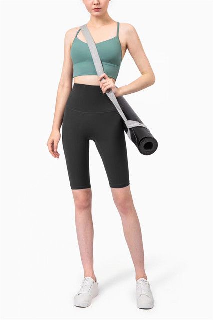 Nude Nylon Fitness Jogger Shorts High Slim Graphite Grey_S