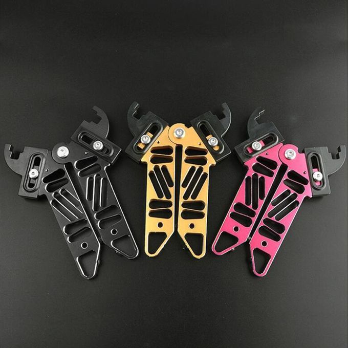 Archery Compound Bow Kick Stand Holder Aluminum Alloy Bows Gold