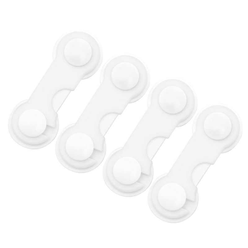 New 4Pcs Baby Kids Drawer Cabinet Refrigerator Door Security Lock Protection