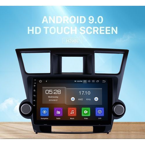 Toyota Highlander 2008-2013 Android Car Stereo + Reverse Camera