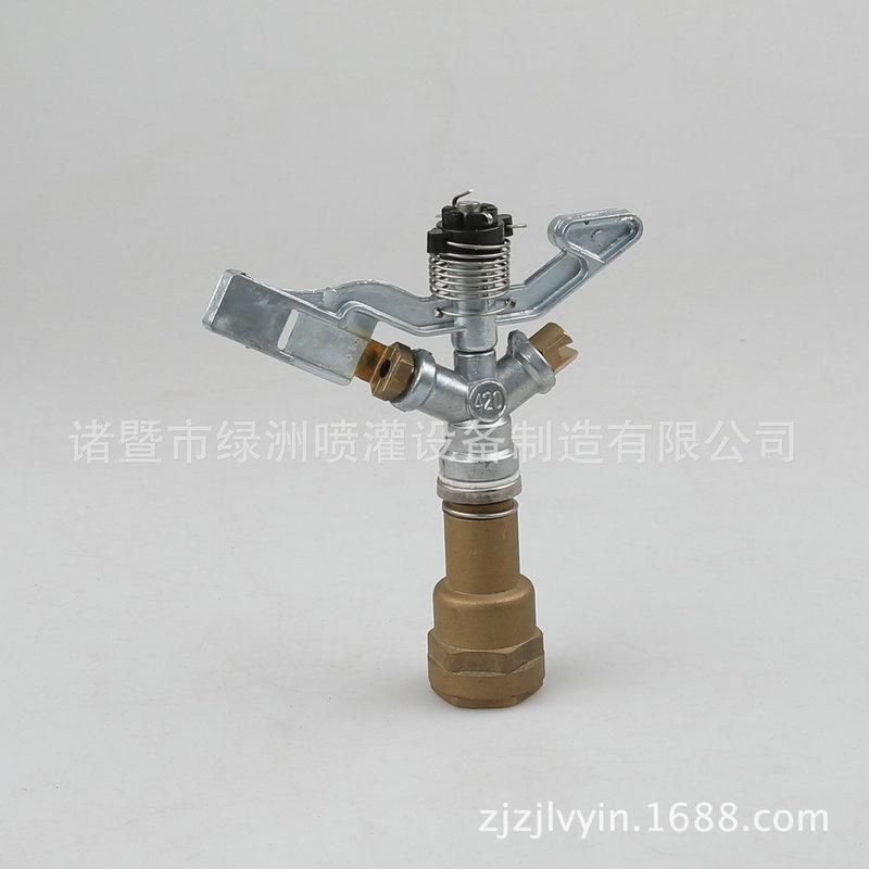 Manufacturers Supply Zinc Alloy Rotary Sprinkler Lawn Sprinkler Garden Lawn Flower Column Plastic Sprinkler