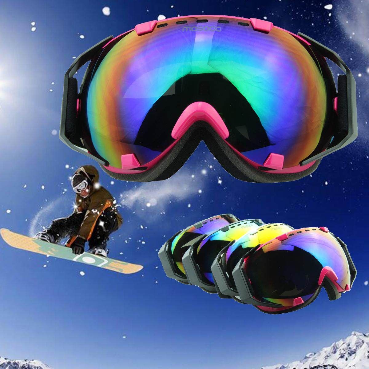 Mosodo Skiing Snowboard Adult Anti-fog UV Snow Ski Spherical Dual Lense Powder Frame (msd72-p01)