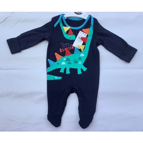 Baby Dinosaur Multi Front Romper