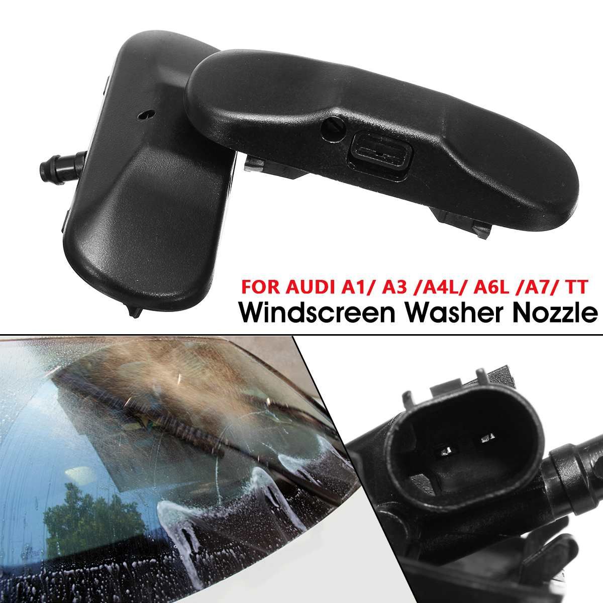 Pair Car Windshield Washer Nozzle Jet With Heating