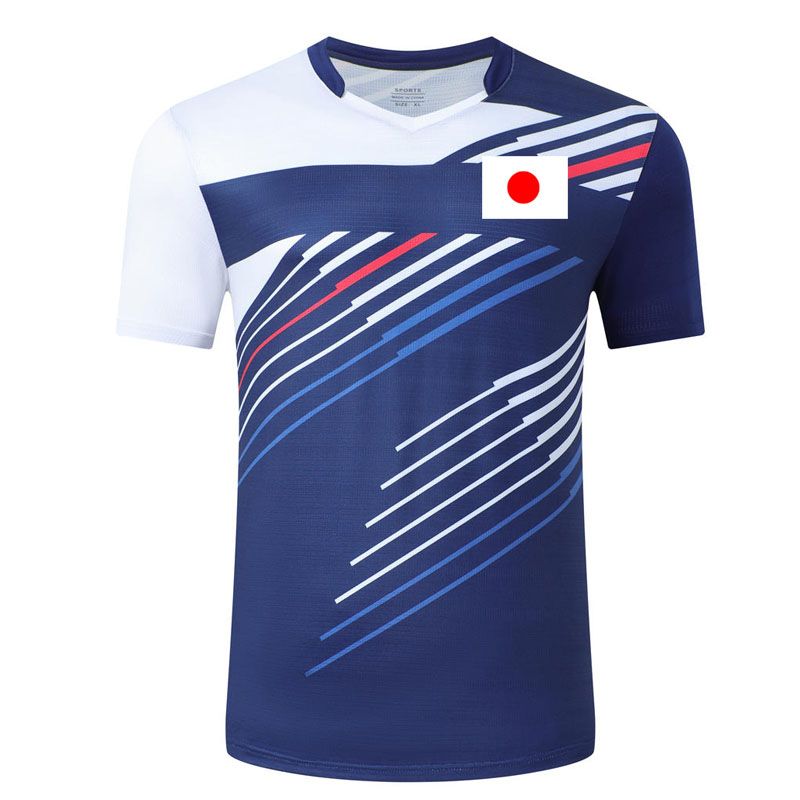 Japan Flag Tennis T Shirts For Male Female, Top Quality Quick Dry Shirt Badminton Sport Kits, Girls Table Tennis Jerseys Clothes