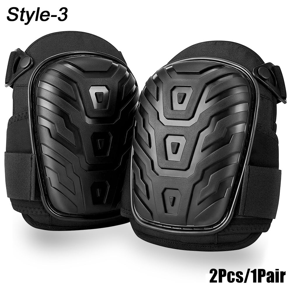 (Style3-1Pair)Professional Knee Pads For Work,Construction,Gardening,Flooring Knee Pads,Heavy Duty Knee Pads With Foam Padding And  Cushion SAB